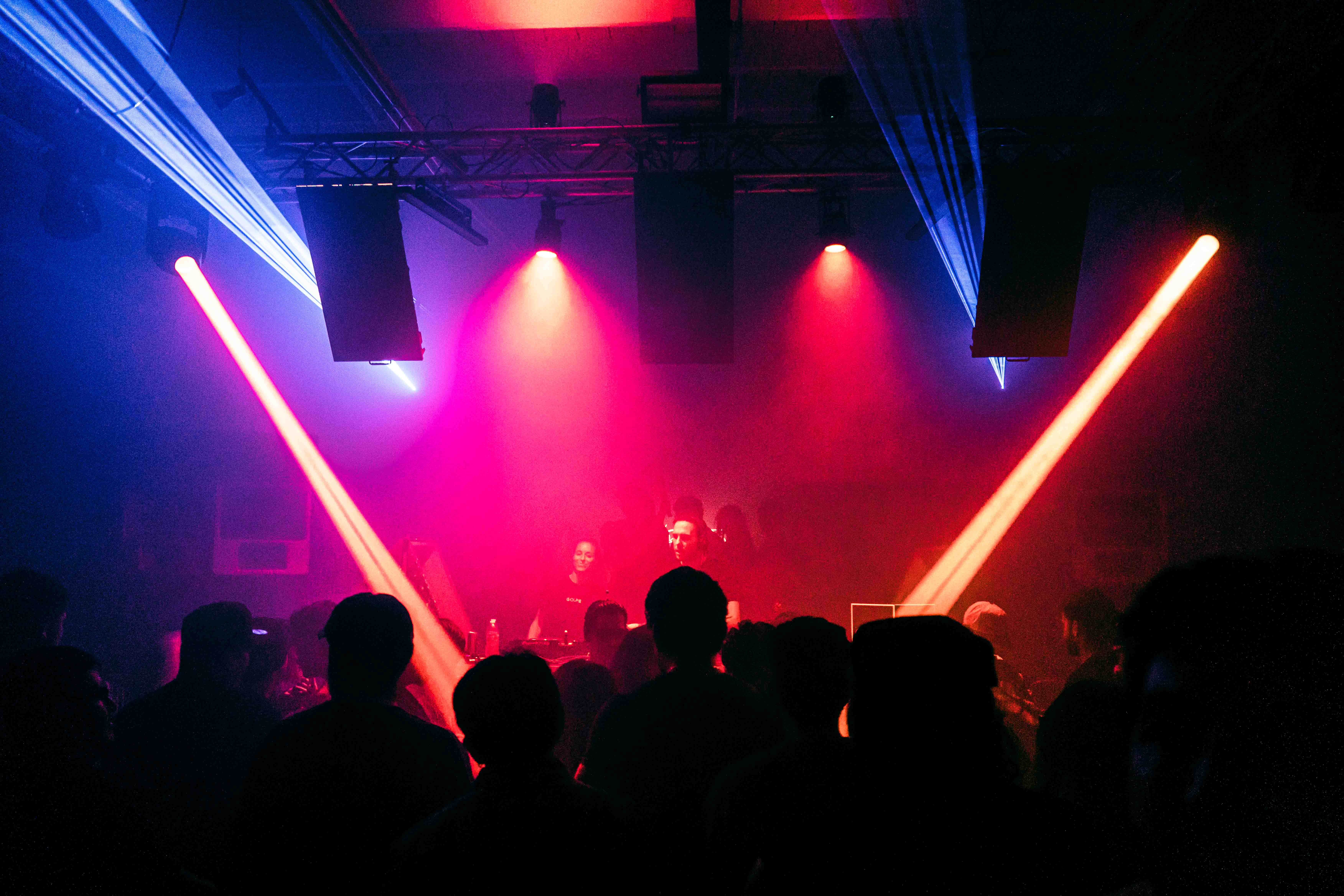 Drummer mid-performance with motion blur capturing the intensity of the beat